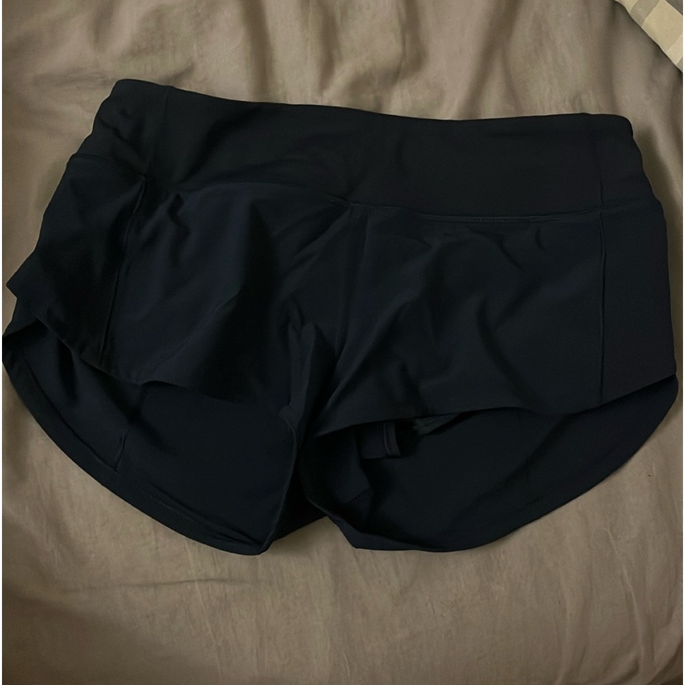 lululemon speed ups 2.5 size 4 navy blue
